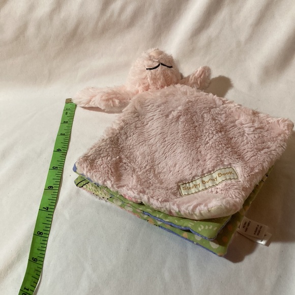 Little Jellycat Sleepy Bunny Book Pink Infant Easter Plush - Picture 9 of 11